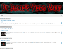 Tablet Screenshot of drbloodsvideovault.com